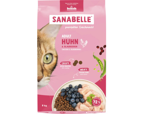 Sanabelle Adult Chicken dry cat food 8 kg