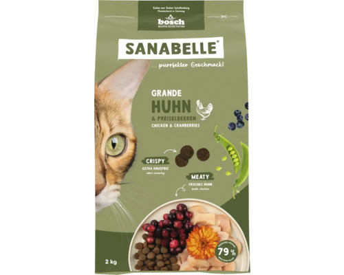 Sanabelle Grande Chicken dry cat food 2 kg
