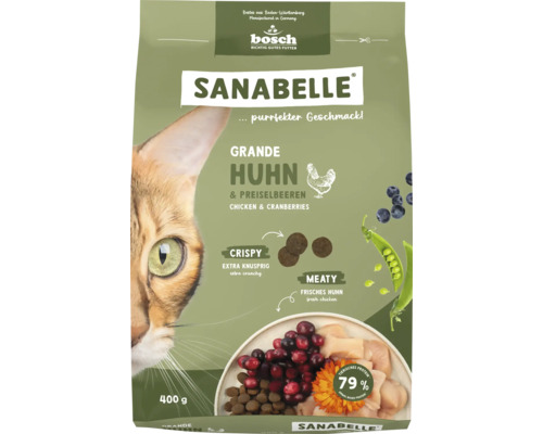Sanabelle Grande Chicken dry cat food 400g