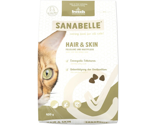 SANABELLE Hair & Skin dry cat food 400 g