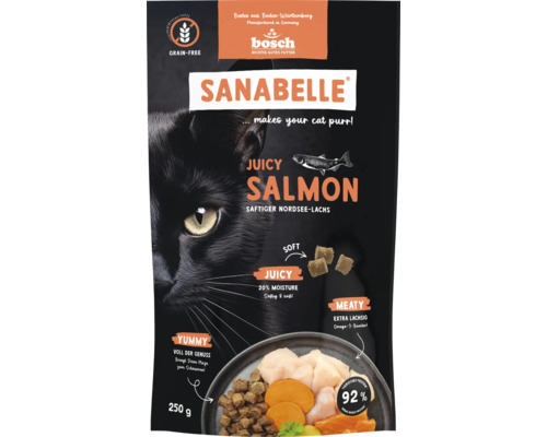 Sanabelle Juicy Salmon dry cat food 250g