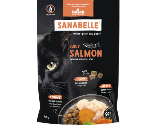 Sanabelle Juicy Salmon dry cat food 800g