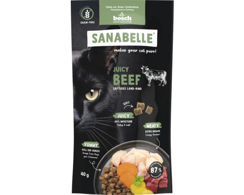 Sanabelle Juicy Land Beef dry cat food 40g