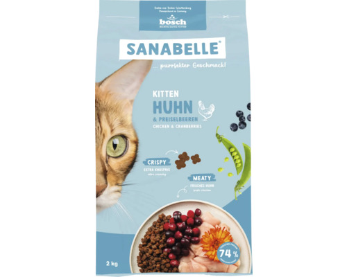 Sanabelle Kitten Chicken dry cat food 2 kg
