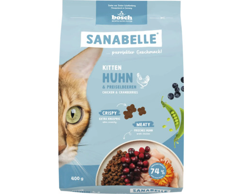 SANABELLE Kitten Chicken dry cat food 400g