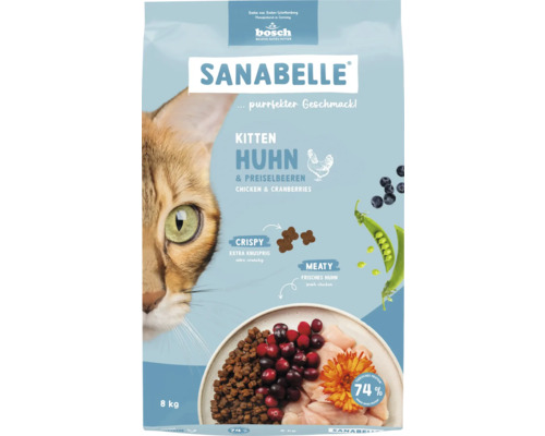 Sanabelle Kitten Chicken dry cat food 8 kg