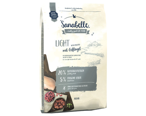 Dry cat food Sanabelle Light 10 kg