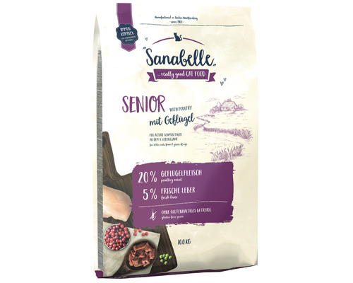 Dry cat food Sanabelle Senior 10 kg