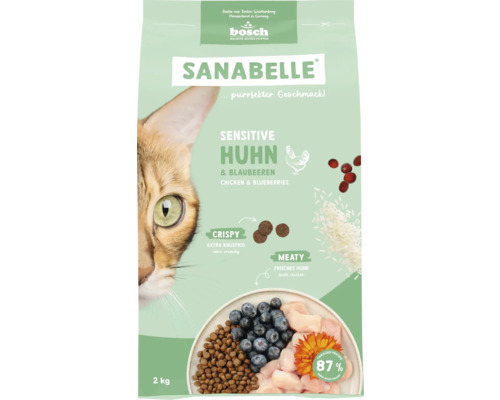 Sanabelle Sensitive Chicken dry cat food 2 kg