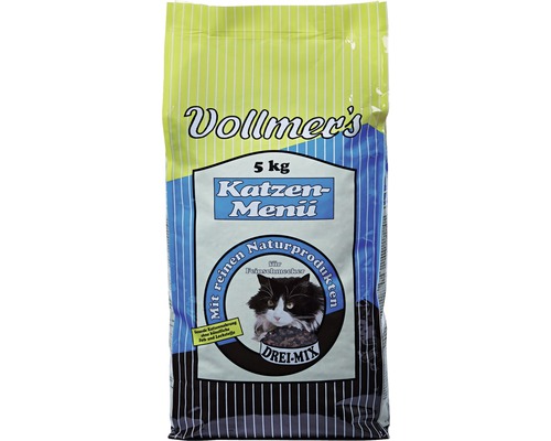 Dry cat food, Vollmers cat menu three mix 5 kg