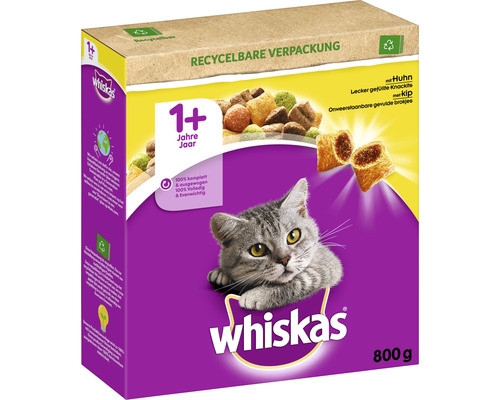 Whiskas Dry cat food whiskeys 1+ with chicken 800 g
