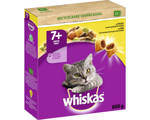 Whiskas Dry cat food whiskeys 7+ with chicken 800 g