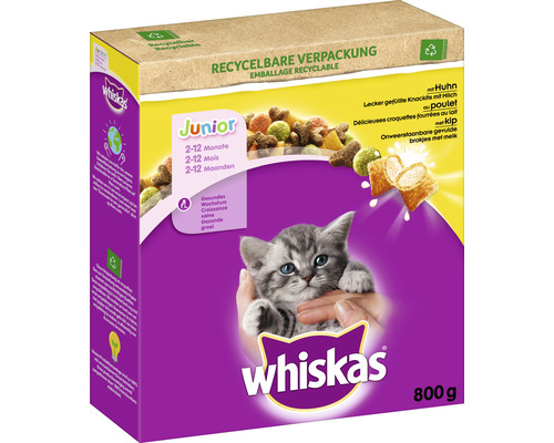 Whiskas Dry cat food whiskeys junior chicken 800 g