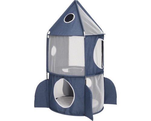 Catit Cat cave Vesper Vesper rocket blue folding tower with 3 levels