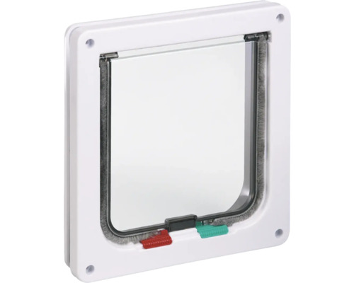 Cat flap Karlie Porta 4-way closure 19.2 x 20 x 5 cm white