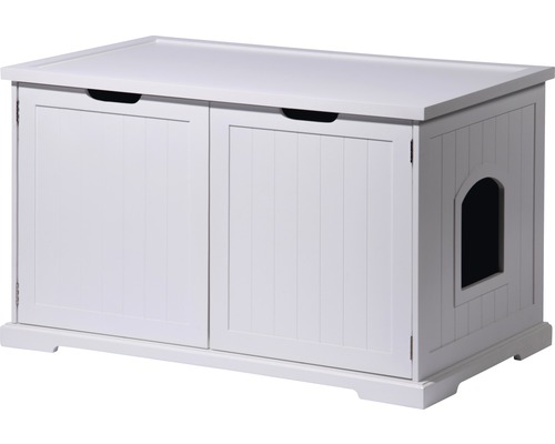 Hornbach Mohrle XL cat cabinet 95x54x57.5 cm white