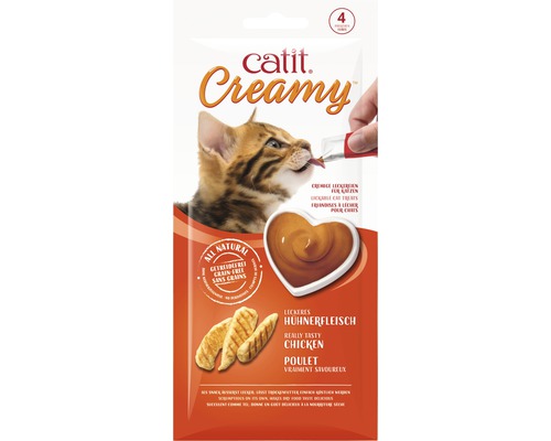 Catit Cat snack cat it Creamy Chicken pack of 4 40 g