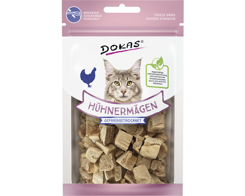 Cat snack DOKAS chicken stomachs freeze-dried 12 g