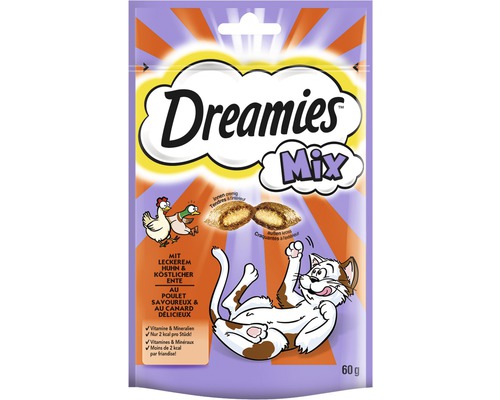 Cat snack Dreamies Mix with chicken and duck 60 g