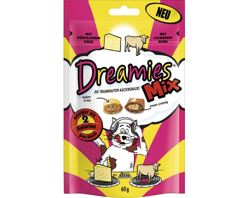 Cat snack Dreamies Mix with cheese and beef 60 g