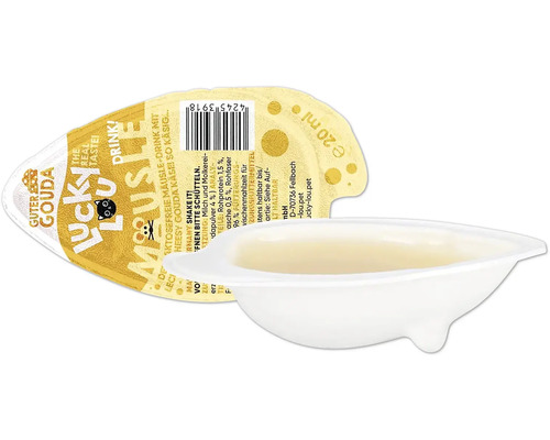 Hornbach Cat snack Lucky Lou Mäusle Drink-Snack Gouda 20 ml