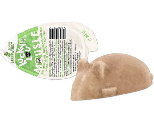 Hornbach Cat snack Lucky Lou Mäusle liver sausage 28 g