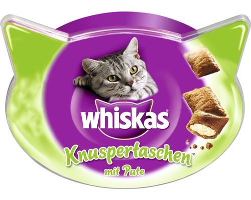 Cat snack Whiskas crispy bags with turkey 60 g