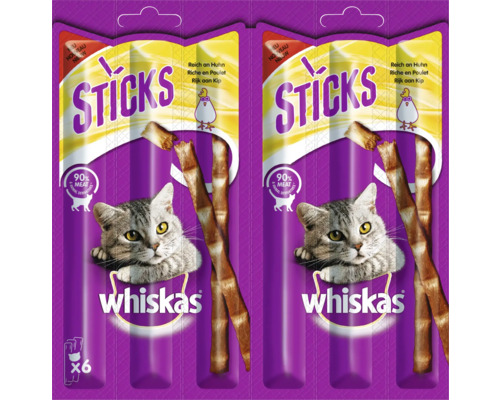 Cat snack Whiskas Sticks rich in chicken 6 pieces