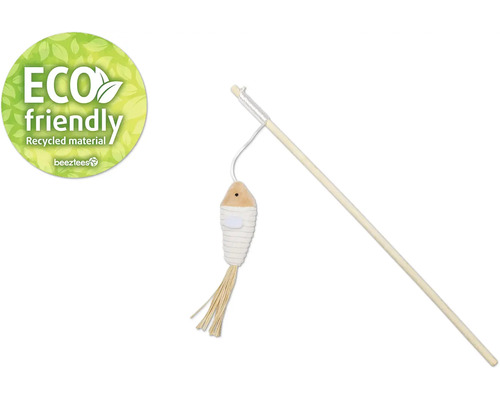 Cat toy Beeztees Cat Fishing Rod Eco Fish Fyn