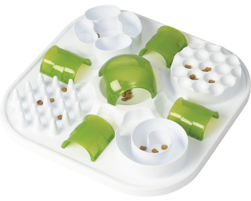 Cat toy Catit Traet Puzzle 41 x 41 x 10 cm white-green
