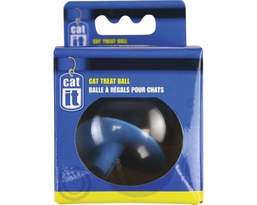 Cat toy Catit Treat Ball Ø 7.5 cm blue