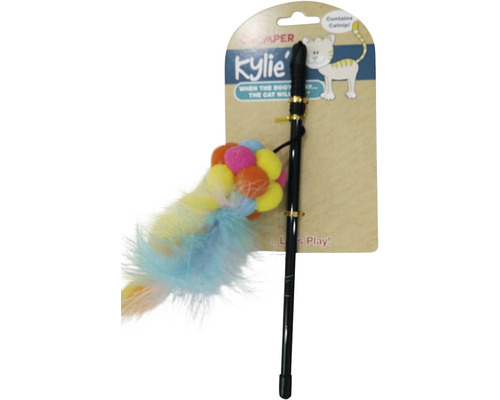 Hornbach Cat toy toy with stick 29 x 11 x 6 cm