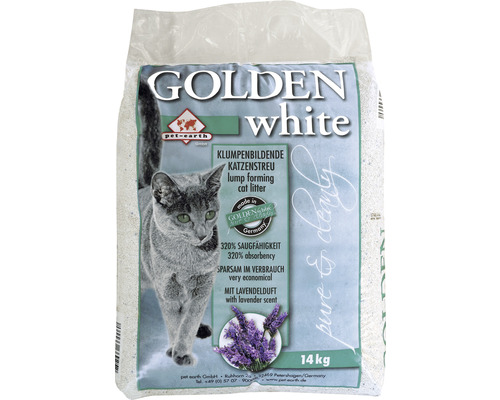 Hornbach Golden white cat litter with lavender scent 14 kg