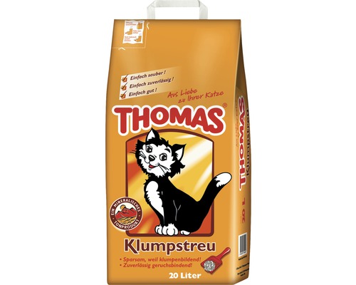 Cat litter THOMAS clumping 20 l