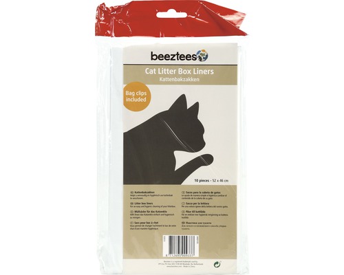 Karlie cat litter bags 10 pieces transparent