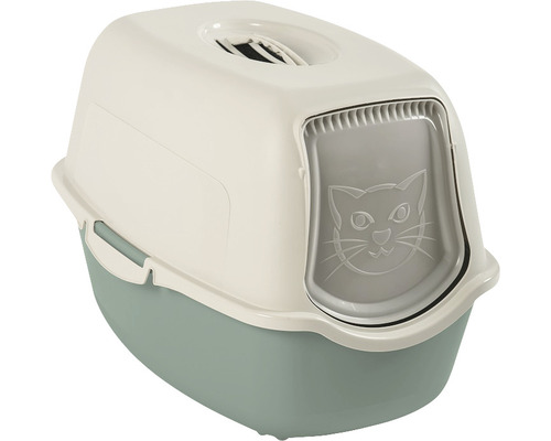 Rotho Cat toilet 56 x 40 x 39 cm green