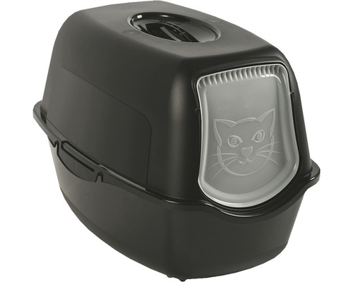 Rotho Cat toilet 56 x 40 x 39 cm black