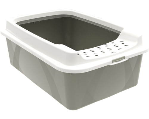 Rotho Cat litter box 57.2 x 39.3 x 20.9 cm beige