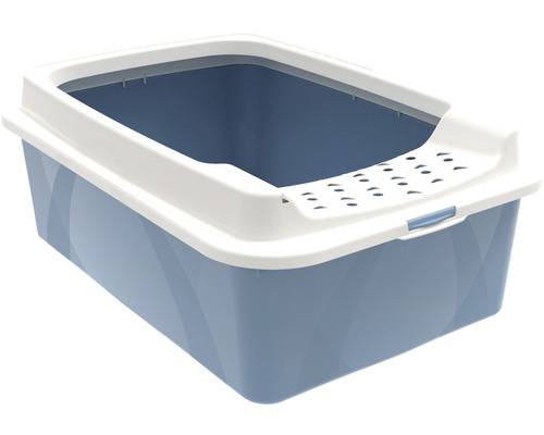 Rotho Cat litter box 57.2 x 39.3 x 20.9 cm blue