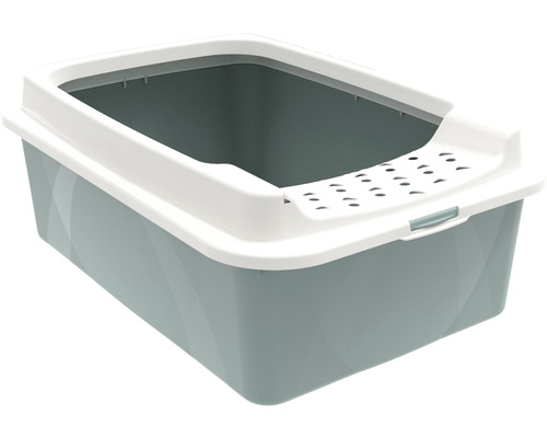 Rotho Cat litter box 57.2 x 39.3 x 20.9 cm green