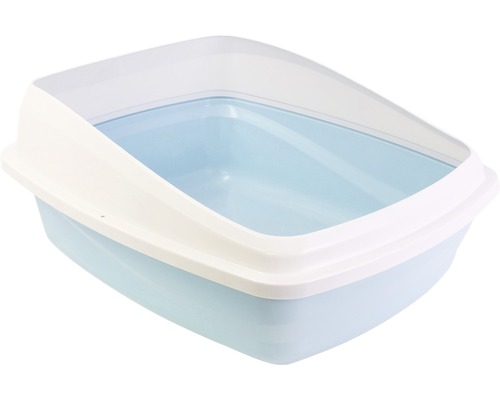 Catit cat toilet with edge, 38 x 48 x 19 cm blue-gray