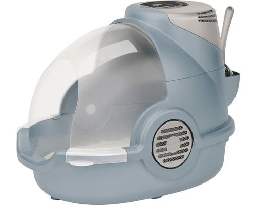 Kerbl Oster cat toilet including electronic odor remover 65x45x48 cm blue-gray