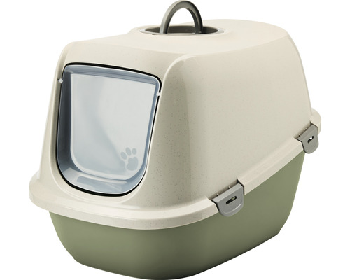 Cat toilet Savic Leo XL beige green 64x46x45cm