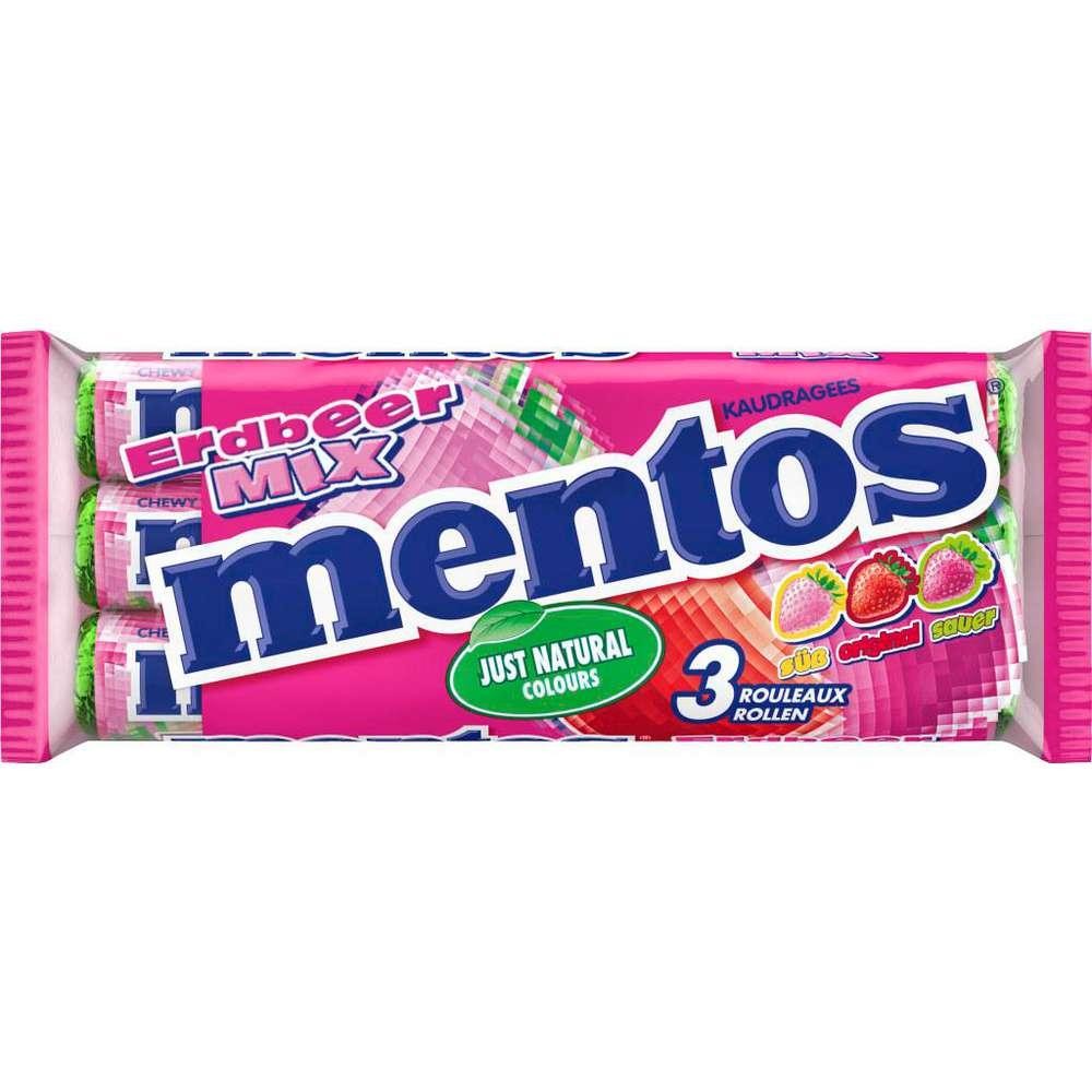 Mentos Chewy candies, strawberry mix