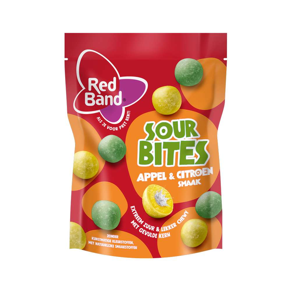 Red Band Chewy Sour Bites Apple/Lemon
