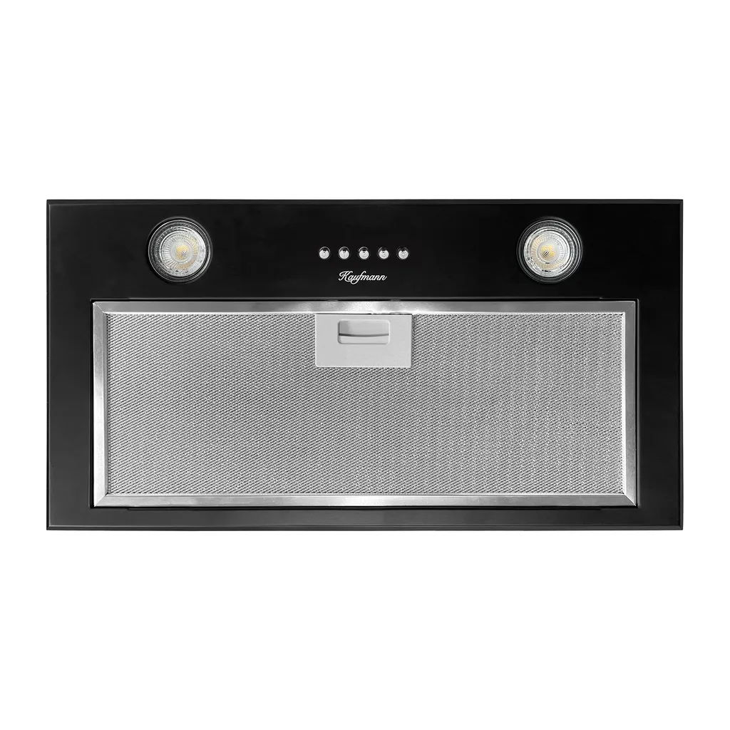 KAUFMANN Fenix ​​52 BL Under-Cabinet Extractor Hood, 52 cm, Built-in Hood, 3 Speeds, Black, 1000 m³/h