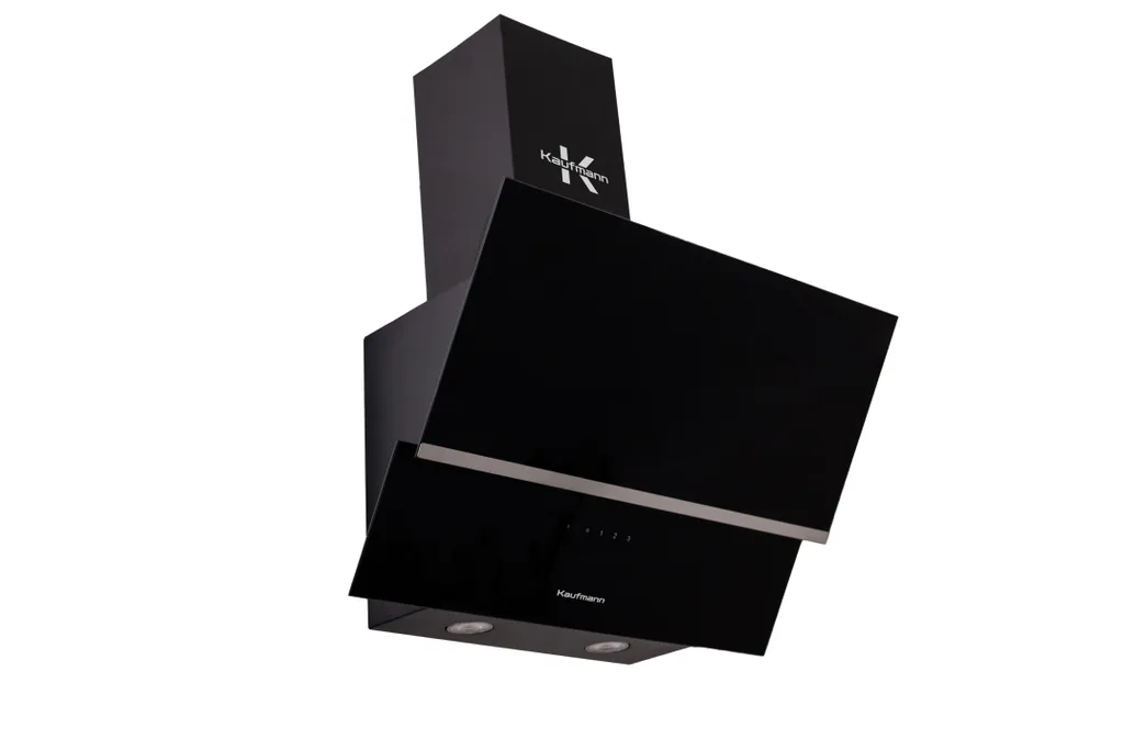 KAUFMANN wall-mounted extractor hood LUNA 60 BL, 1000 m³/h, 60 cm, black