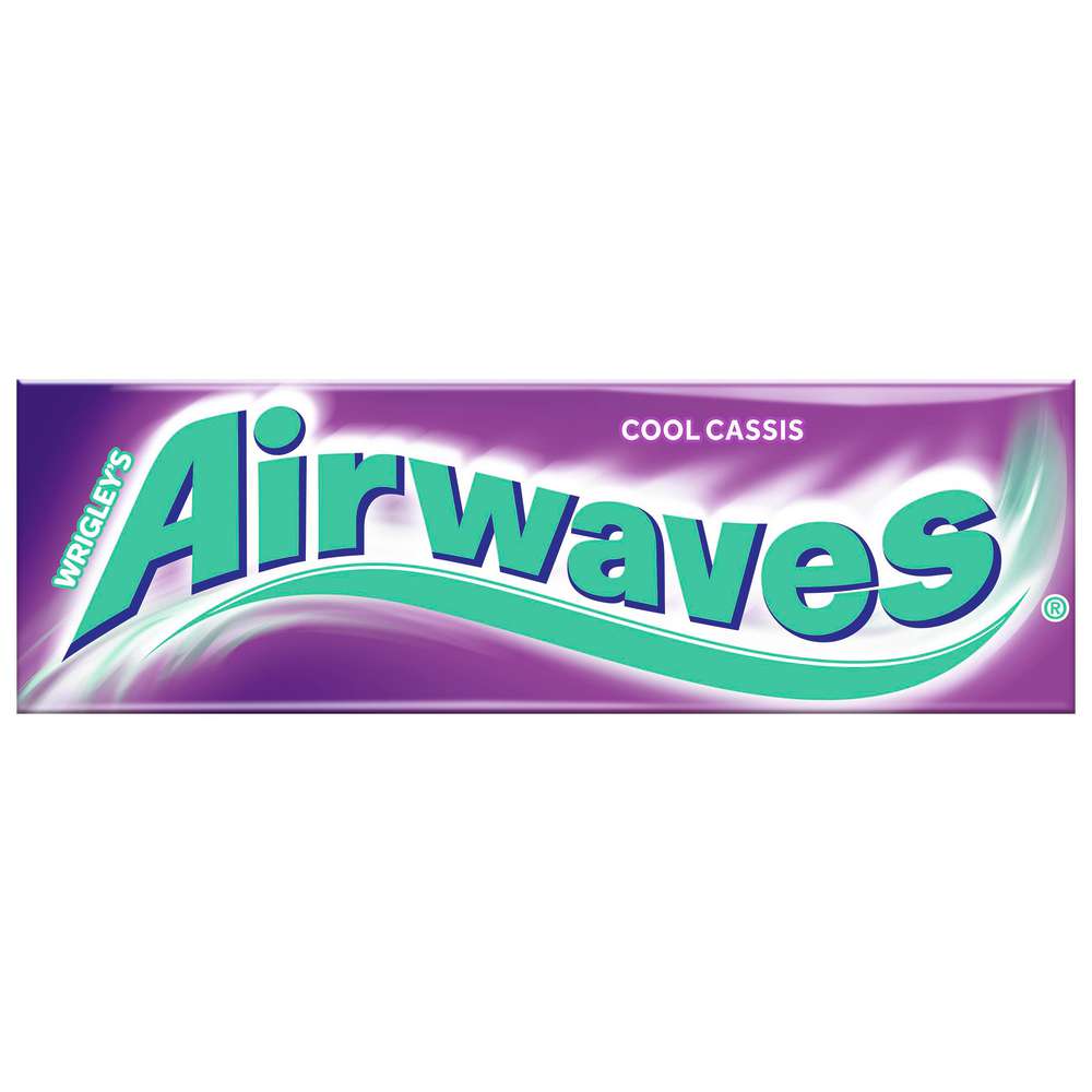 Blackcurrant chewing gum