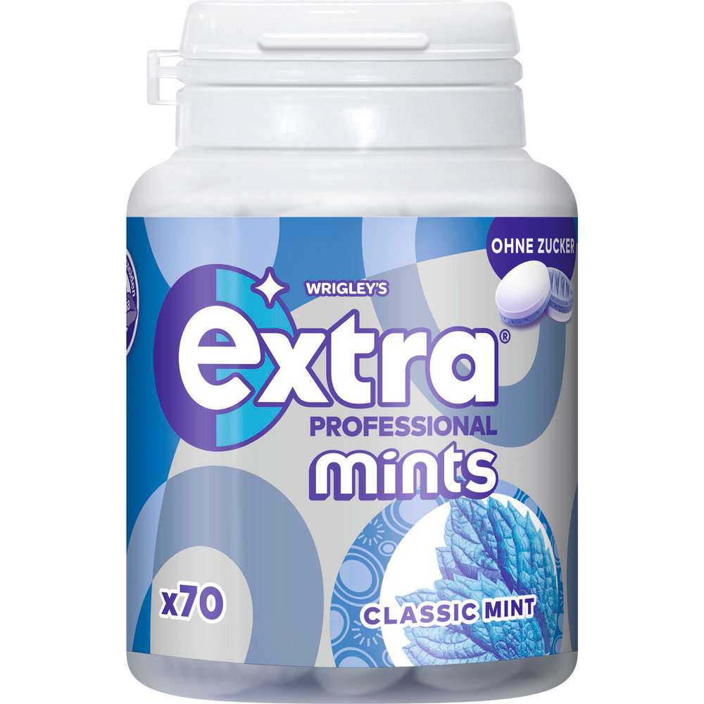 Chewing gum Extra Professionals Mints, Classic