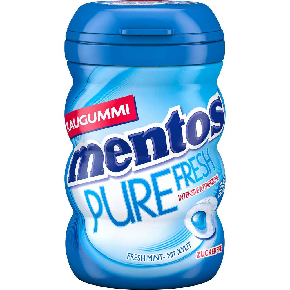 Mentos Chewing gum dragees Pure Fresh Mint, sugar-free